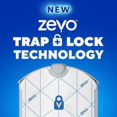 Zevo Flying Insect Refills for Indoor Light Trap: 12 Light Trap Refill Cartridges Capture Fruit Flies, Gnats and Houseflies (12 Cartridges)